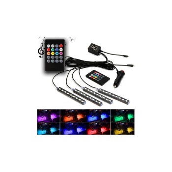 Ayak Altı Led Sese Ve Müziğe Duyarlı Led Rgb Kumandalı Ambiyans