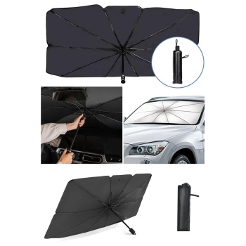 Otomatik Araç Şemsiyesi Bütün Araçlara Uyumlu Yaz Mevsimi Araba Şemsiyesi
