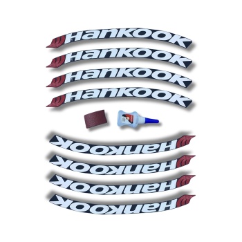 Hankook Motosiklet Ve Otomobil Lastik Yazısı Sticker Yapıştırma 8 Adet Uyumlu