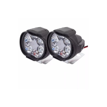 Motosiklet Led Sis Farı 2 Li Set 12v 6 Led Motorsiklet Led Farı Çakar Ve Düz Yanar