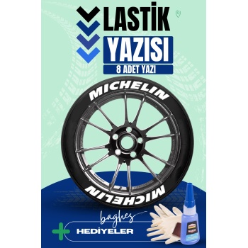 Motosiklet ve Otomobil Araç 3D Oto Lastik Yazısı Sticker Arma Seti – 8 Adet BGHSLSTK013