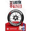 Hankook Motosiklet Ve Otomobil Araç 3d Oto Lastik Yazısı Sticker Arma Seti – 8 Adet