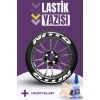 Nitto Motosiklet Ve Otomobil Araç 3d Oto Lastik Yazısı Sticker Arma Seti – 8 Adet