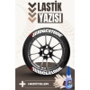 Motosiklet ve Otomobil Araç 3D Oto Lastik Yazısı Sticker Arma Seti – 8 Adet BGHSLSTK02