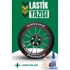 Continental Motosiklet Ve Otomobil Araç 3d Oto Lastik Yazısı Sticker Arma Seti – 8 Adet