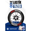 Speed Hunters Kırmızı Motosiklet Ve Otomobil Araç 3d Oto Lastik Yazısı Sticker Arma Seti – 8 Adet
