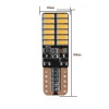 T10 Dipsiz W5w Canbus 24 Ledli Turuncu Park Plaka Ampulü (2 ADET)