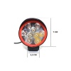 3 Modlu Motosiklet LED Far Takımı – Uzun, Kısa ve Çakar Beyaz Işık (12V)