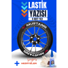 Mustang Motosiklet Ve Otomobil Araç 3d Oto Lastik Yazısı Sticker Arma Seti – 8 Adet