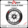 Lastik Yazısı 8 Adet Hankook
