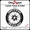 Lastik Yazısı 8 Adet Nitto