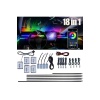 Space Ambiyans rgb 64 renk aydınlatma set 12v / LAAM435