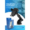 Oto Torpido Konsol Telefon Tutucu | 360 Derece Döner Ayarlı Otomatik Kilitli Vantuzlu