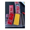 TR Plaka Arması Kırmızı 2’li Damla Etiket Sticker +AA KALİTE
