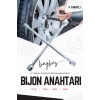 Çelik 4 Uçlu Bijon Anahtarı – Dayanıklı ve Pratik Oto Bijon Sökme Anahtarı