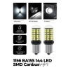 P21w SMD 1156 144 Ledli Ultra Parlak Geri Vites Park Ampül Tek Duy Beyaz 2 Adet
