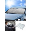 140 X 70 Cm Araba Ön Cam Güneşlik Cam Güneşliği Otomobil Güneşlikleri Araç Gölgelik Oto Içi Vantuzlu