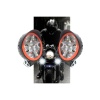 Motosiklet 9 Ledli Sis Far Çakar Modlu 2 Li Set 12v Led Far