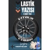 Vitour Formula Motosiklet Ve Otomobil Araç 3d Oto Lastik Yazısı Sticker Arma Seti – 8 Adet
