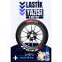 Motosiklet ve Otomobil Araç 3D Oto Lastik Yazısı Sticker Arma Seti – 8 Adet BGHSLSTK017