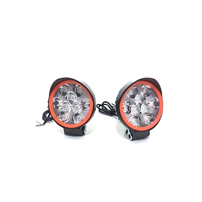 3 Modlu Motosiklet LED Far Takımı – Uzun, Kısa ve Çakar Beyaz Işık (12V)