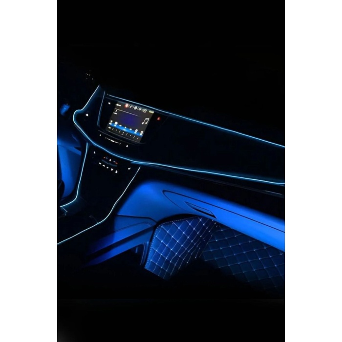 Mavi Araç Içi Torpido Ledi Neon Led Şerit – 2 Metre Mavi Işık (12V)