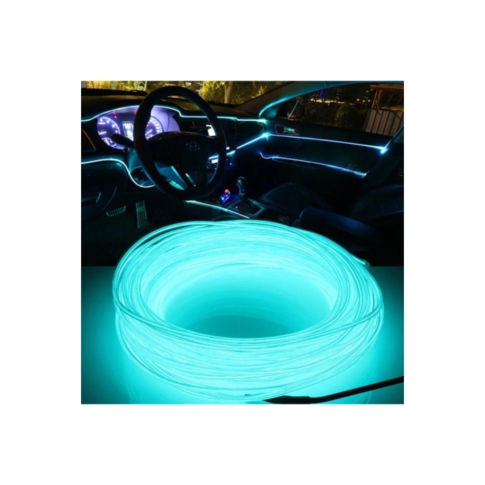 Araç İçi Neon Ledi İp Led Torpido Ledi 2 Metre Neon Led