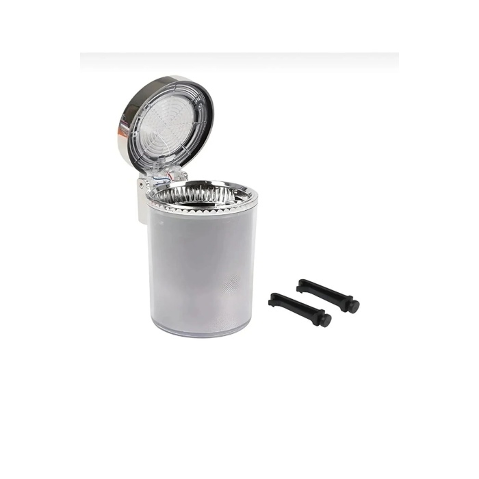 7 Renkli RGB Led Işıklı Lüx Oto Küllük Kapaklı Spor Araç İçi Küllük Araba Küllüğü