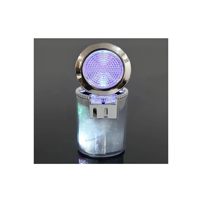 7 Renkli RGB Led Işıklı Lüx Oto Küllük Kapaklı Spor Araç İçi Küllük Araba Küllüğü