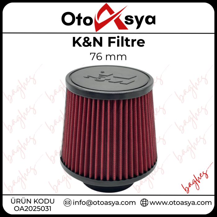 K&N Filtre 76 mm