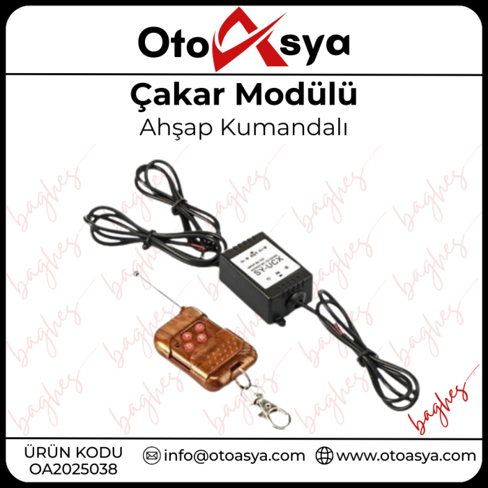 Ahşap Kumandalı Çakar