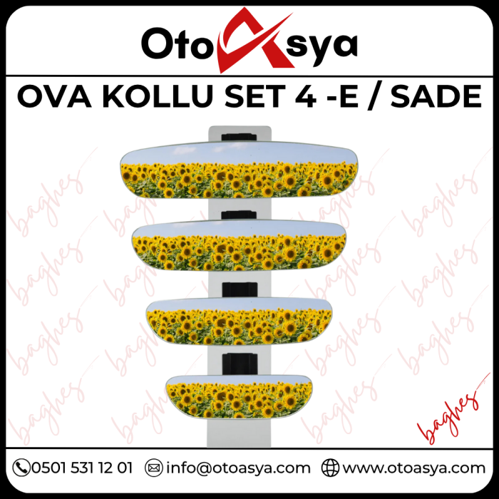 OVA KOLLU SET 4 -E / SADE