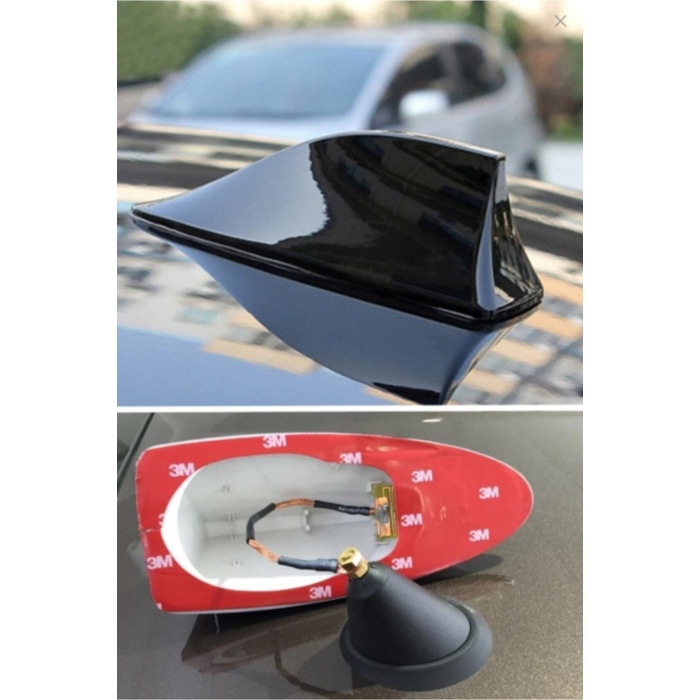 Oto Elektrikli Balina Anten Siyah