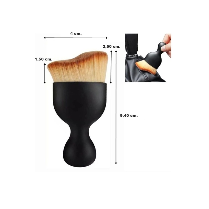 Araba Fırça Araba İç Temizleme Fırçası Tasarım Yumuşak Kıl Fırça Kutulu Geniş Model KORUMA KAPLI