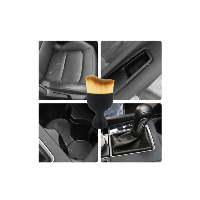 Araba Fırça Araba İç Temizleme Fırçası Tasarım Yumuşak Kıl Fırça Kutulu Geniş Model KORUMA KAPLI