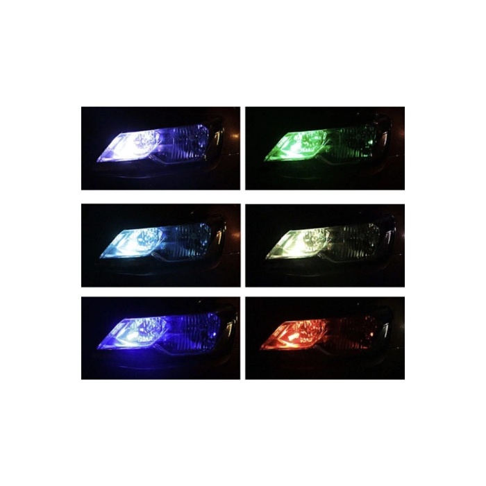 Tiger Marketing T10 Led Kumandalı 16 Renk Ve Seçeneği Ile Park Lambası Rgb Kumandalı