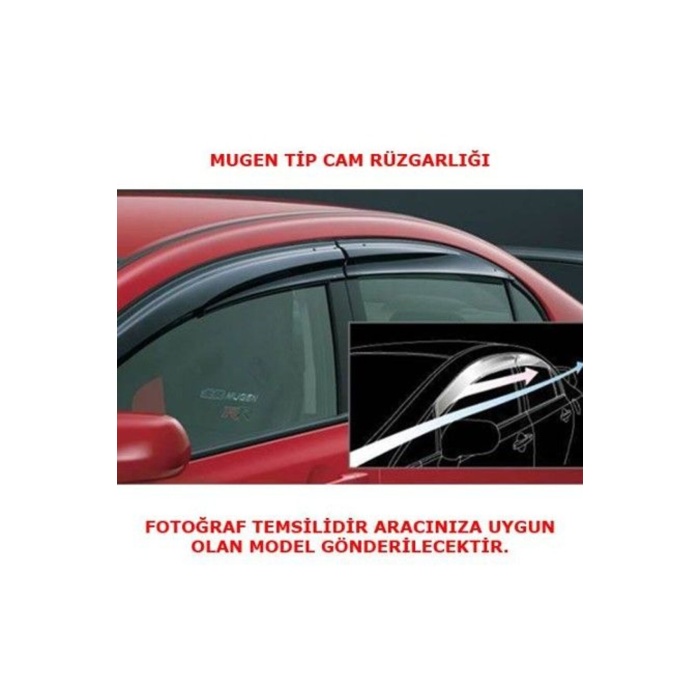 Renault clio 4 cam rüzgarlığı mugen tip