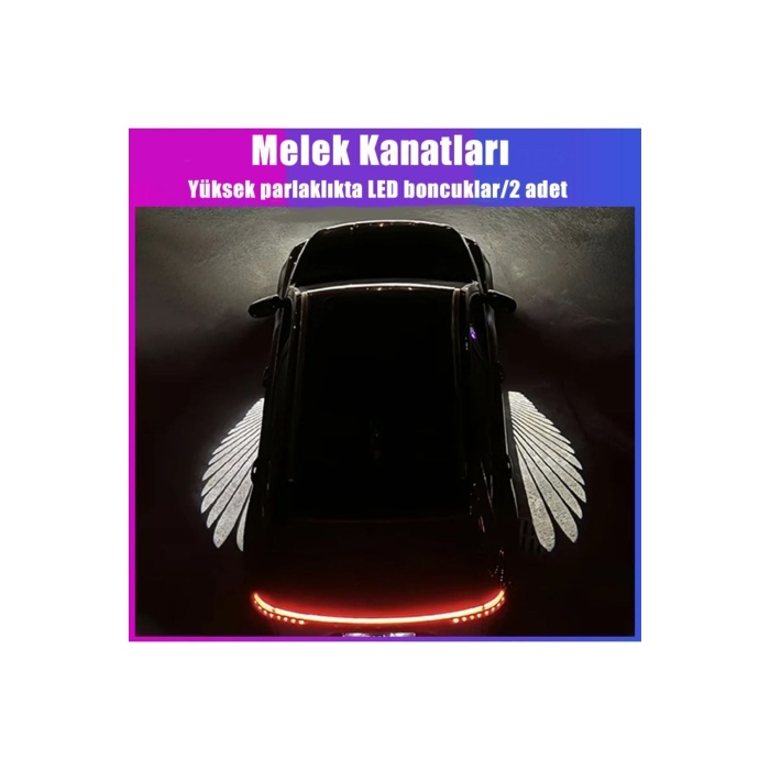 Melek Kanatlı Led Işığı Projektör