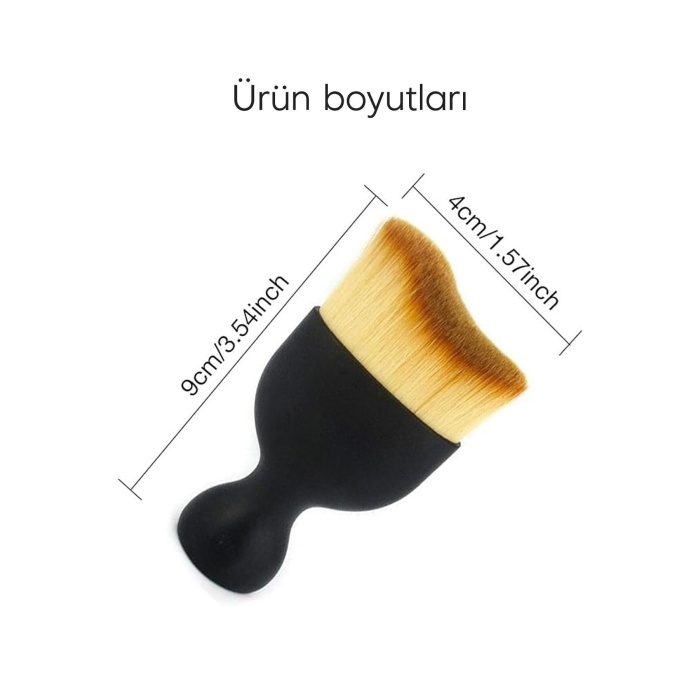 Yumuşak Kıllı Araç İçi Detay Toz Temizleme Fırçası KORUMA KAPLI