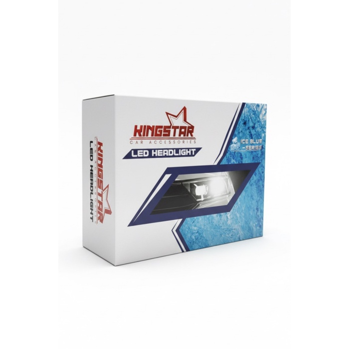Şimşek Etkili LED Xenon Far Ampul Seti | Ice Blue Serisi Yüksek Işık Gücü