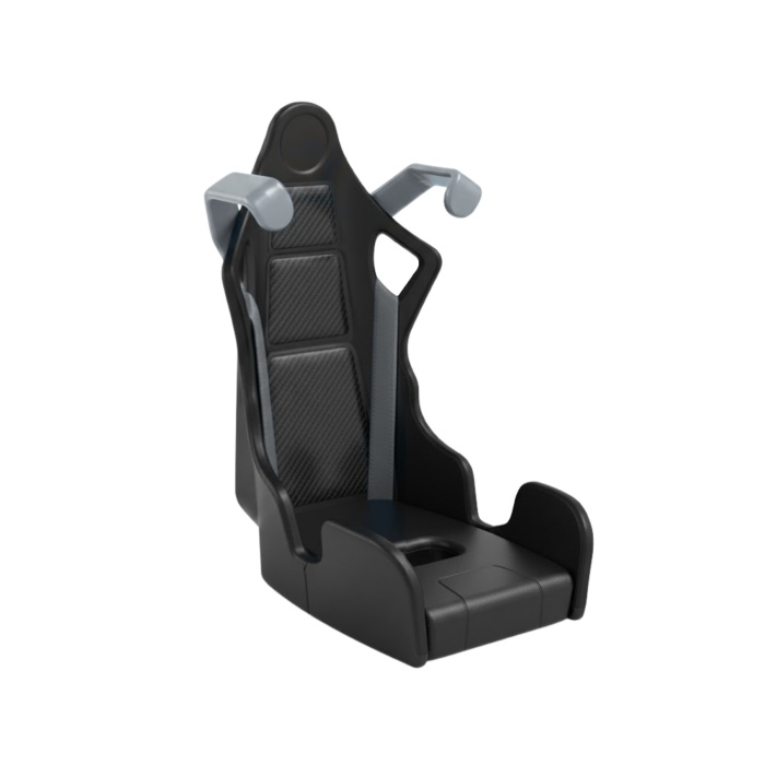 Profesyonel Yarış Koltuğu Tasarımlı Telefon Tutucu | Havalandırma Izgarasına Geçmeli Araç Tutucu