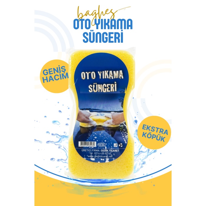Sponge Premium Oto Yıkama Süngeri: Çiziksiz, Yüksek Verimli ve Profesyonel Araç Bakım