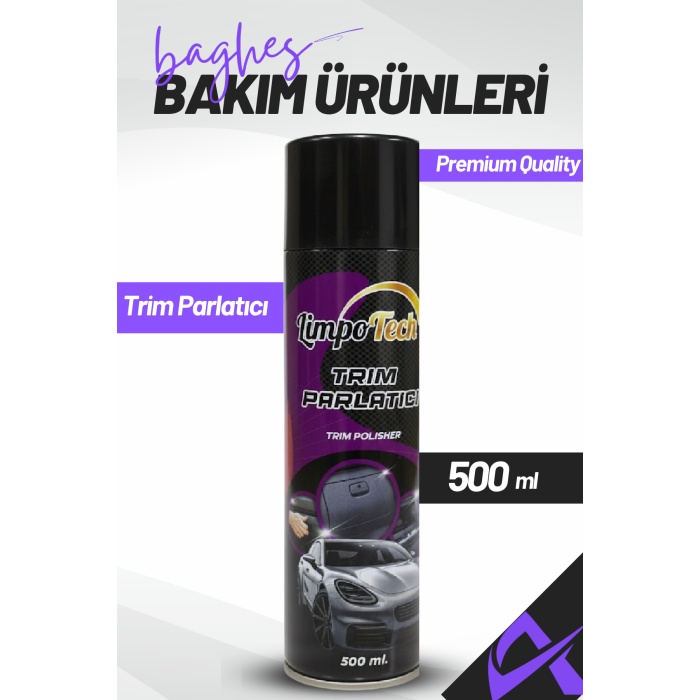 Trim Plastik Yenileyici ve Parlatıcı 500 ml – Araç Dış/iç Trim Bakım Spreyi