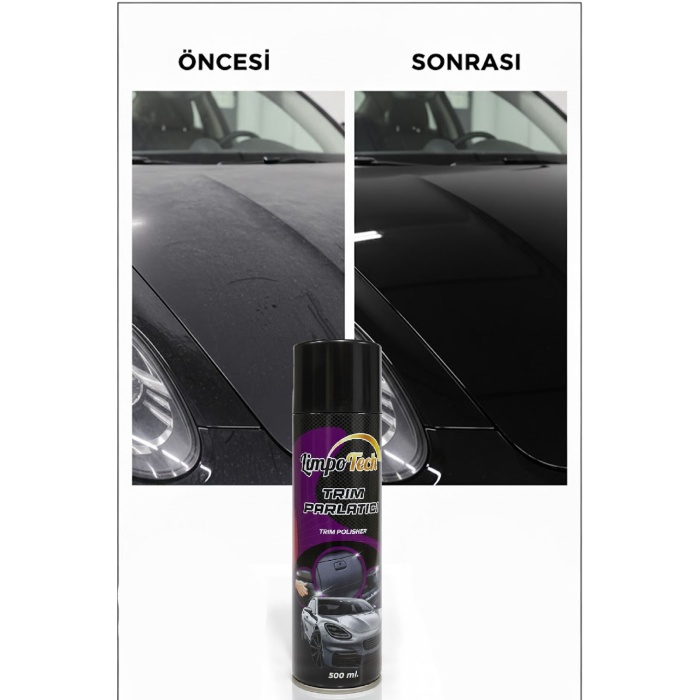 Trim Plastik Yenileyici ve Parlatıcı 500 ml – Araç Dış/iç Trim Bakım Spreyi