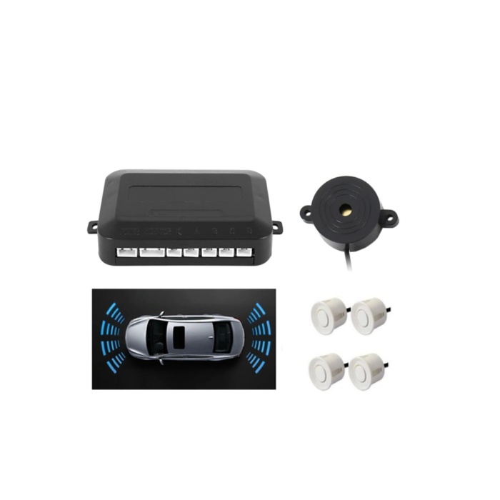 Park Sensörü Ses Ikazlı 22mm Beyaz Sensör