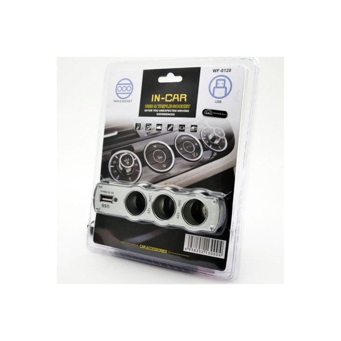 Tiger Marketing Araba Araç Oto Çakmak Çoklayıcı Çoğaltıcı Soketi Usb Çakmaklık