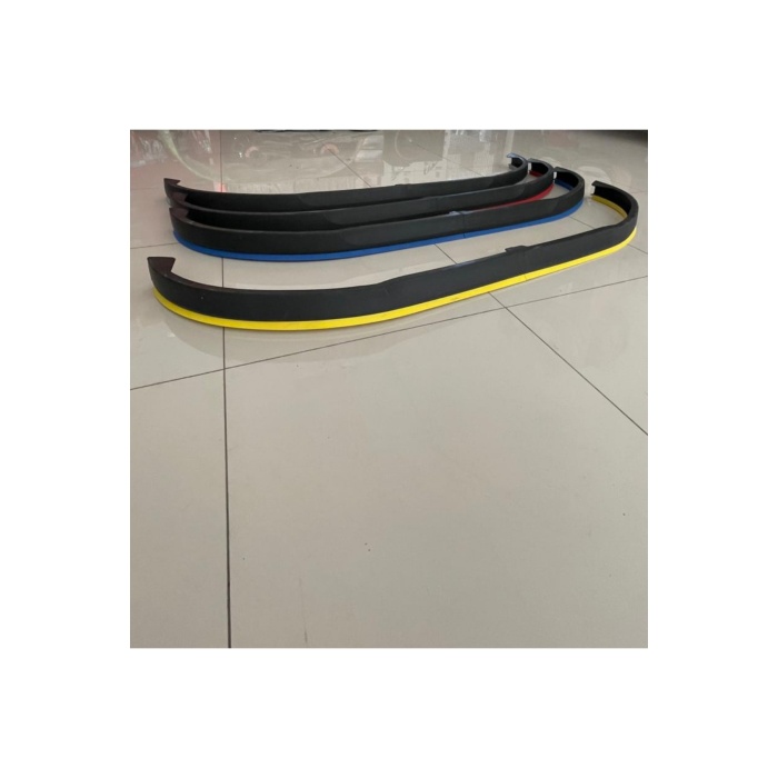 Opel Astra H Lip Ön Tampon Eki Kırılmaz Ön Lip 4 Parça Kırmızı