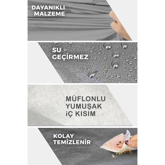 Kia Sephia Sedan Araca Uyumlu Premium Kalite Oto Araba Brandası - Örtüsü SD2