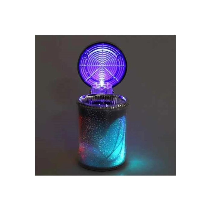 OTO KÜLLÜK RENKLİ IŞILTILI RGB ARAÇ İÇİ LED KÜLLÜK 7 IŞIKLI BLACKPİNK HAYRANI BADGİRL KÜLLÜĞÜ