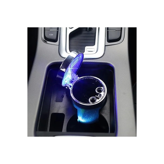 OTO KÜLLÜK RENKLİ IŞILTILI RGB ARAÇ İÇİ LED KÜLLÜK 7 IŞIKLI BLACKPİNK HAYRANI BADGİRL KÜLLÜĞÜ